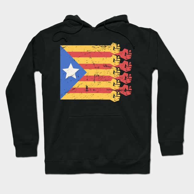 Independence For Catalonia / Catalunya Hoodie by MeatMan